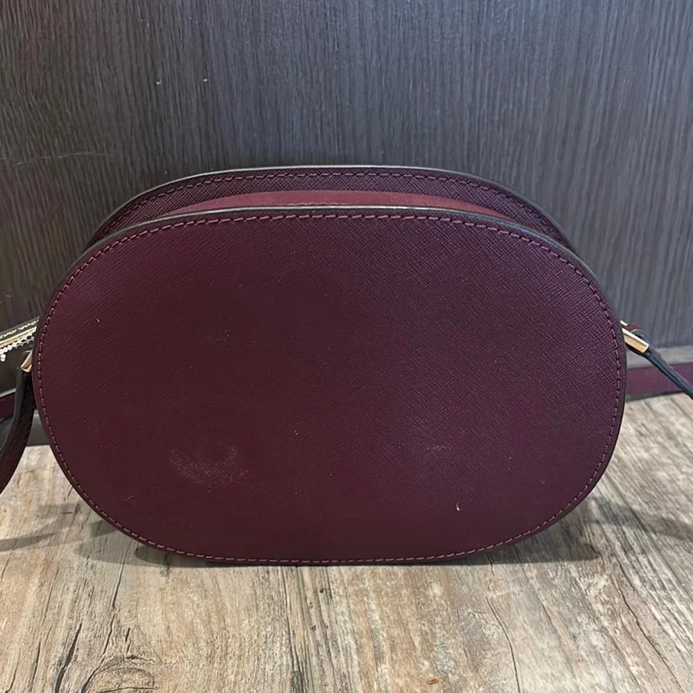Michael Kors Red Crossbody Bag with Gold Hardware